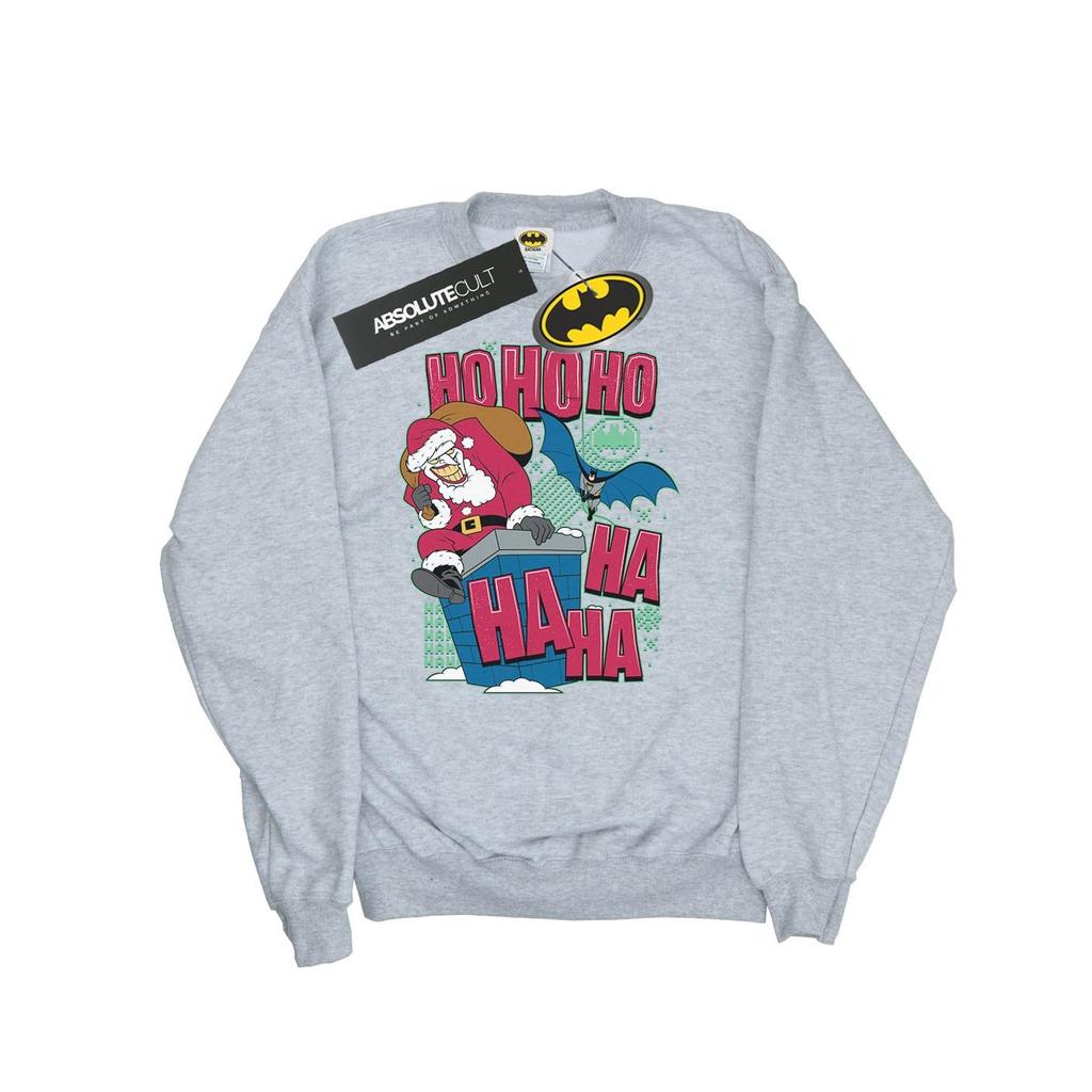 DC Comics Mens Batman And Joker Ha Ha Ha Ho Ho Ho Sweatshirt