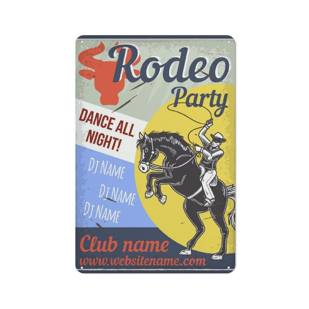 1 Pack Industrial Metal Sign with Weathered Rusted Look for Home Café Garage Decor, Offered In 20x30cm or 30x40cm Sizes