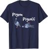 Pigeon Pigeoff Funny Bird Lover Graphic Tee Breathable Crew Neck TShirt for Unisex Pure Cotton Shortsleeved Top Tee Shirt Unisex