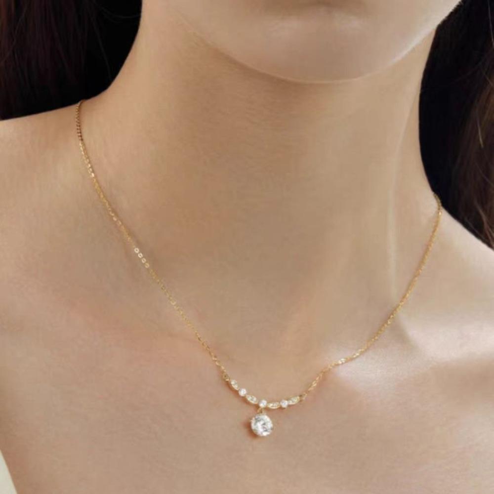 Jewelry Full Drill Clavicle Chain Diamond Joker Pendant Jewelry New Pendant Necklace Women