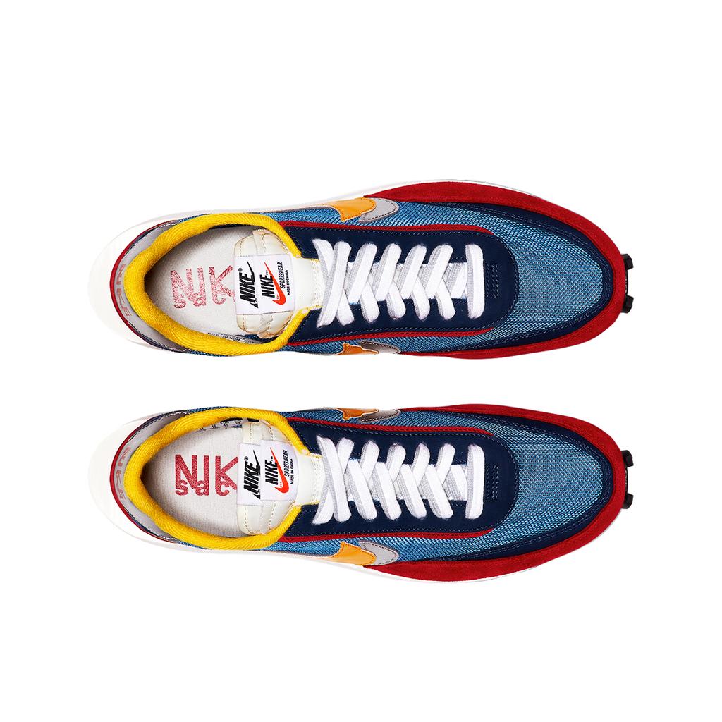 Sacai X Nike LDWaffle Varsity Blue Unisex Sneakers Del-Sol-Varsity-Red-Black BV0073-400