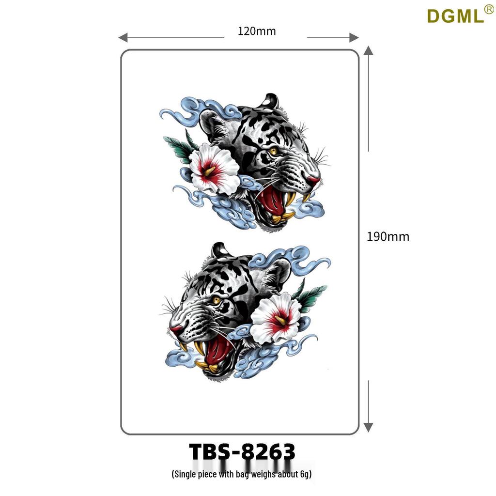 Fresh Style Waterproof Flower & Cartoon Tattoo Stickers for Arm