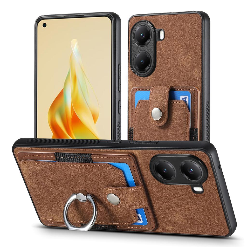 For Xiaomi Redmi Turbo 4 5G Phone Case Leather Back Cover with Card Slots Kickstand