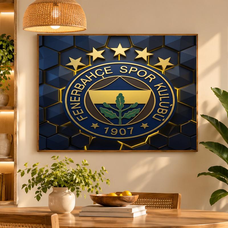 5D Diamond Painting Fenerbahçe FC DIY Full Drill Diamond Art Kit Home Decoration