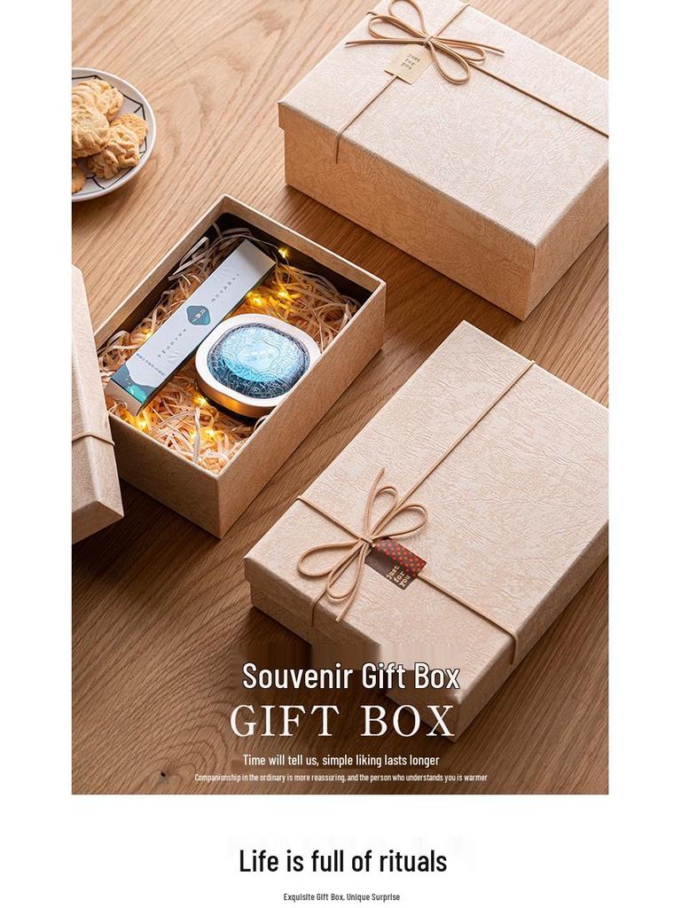 Valentine's Day Gift Box for Lipstick, Cosmetics, or Scarf - Elegant Packaging for Any Occasion