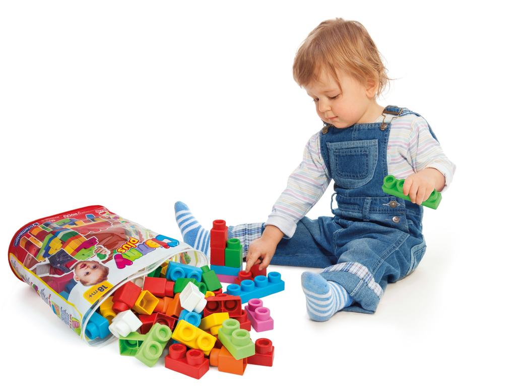 Clemmy Plus Soft Blocks for Ages and Comfortable for Babies To Step On or Volume Pack of 60 1.5 Up, Crush,
