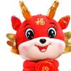 Chinese Dragon Plush Toy Year Animal Doll for Festivals Cafe Hotel