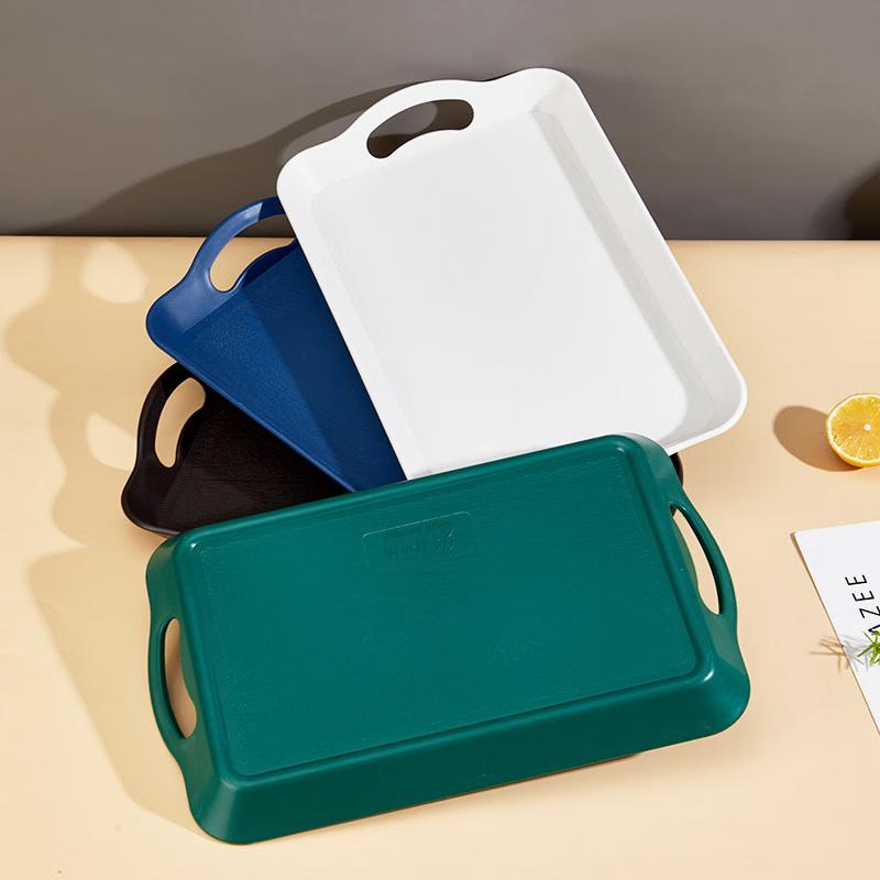 Commercial Plastic Serving Tray with Handle