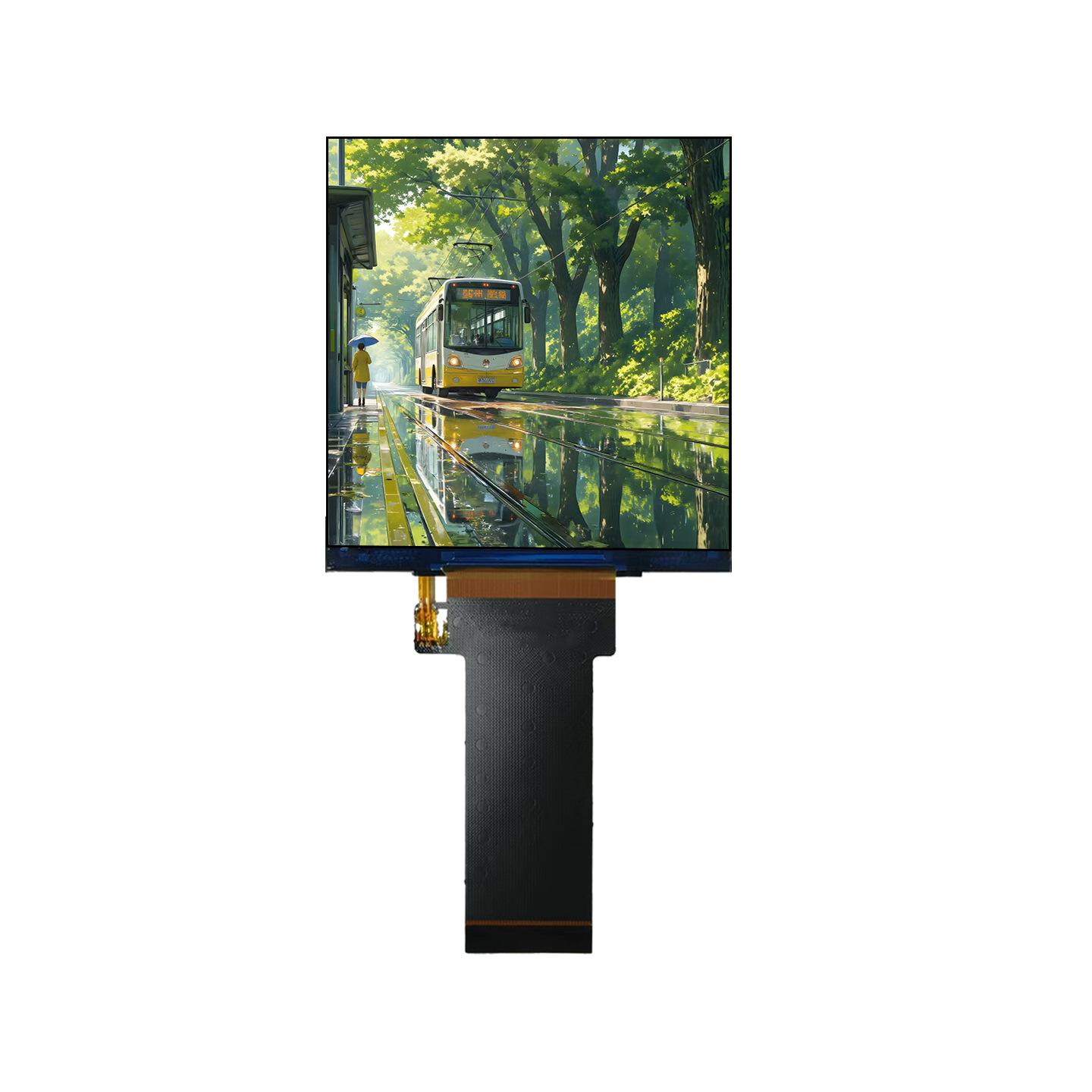 

3.4 IPS LCD Touchscreen 480x480 for Smart Home Appliances (Square Design)