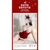 Domila Sexy Lingerie Christmas Dress Sexy Suspender Hollow Pajamas Hot Open Onesie Uniform Set