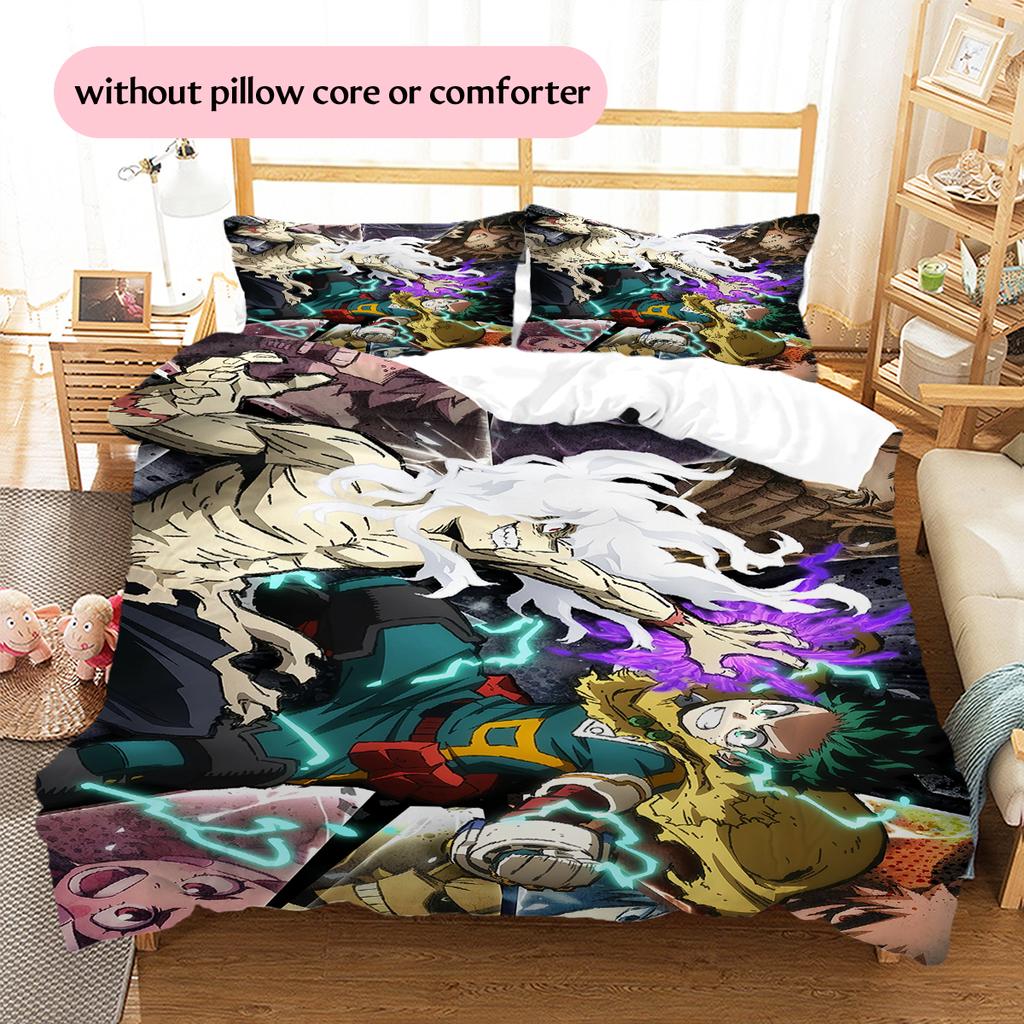 My Hero Academia Classic Poster Duvet Cover & Pillowcases, MHA Fan Bedroom Bedding, Perfect Gift.chl