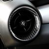 4x Carbon Fiber Car Center Side Air Vent Cover Trim For Mini R55 R56 R57 2007-10