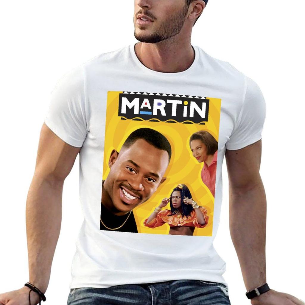 Martin 90s TV Show and Series T-Shirt Man Graphic T Shirt Cotton T Shirt Man T Shirts with Prin