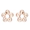 Plum Blossom Earring For Women Free Shipping Hypoallergenic Surgical Steel Ear Piercing Flower Shaped Girl Earrings Pendientes