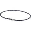 Phiten Unisex Adult Titanium Necklace Rakuwa Neck X50 High-End III Black 50cm