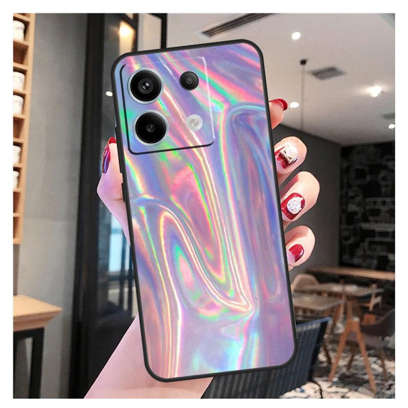 

Rainbow Holographic Iridescence Case For Xiaomi Redmi Note 13 12 11 9 10 Pro 9S 10S 11S 12S Redmi 13 12 10C 12C 13C Coque Redmi Note 10 4G