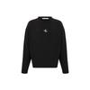 Logo Print Layered Crew Neck Long Sleeve T-Shirt Women Tops Black J217447-BEH