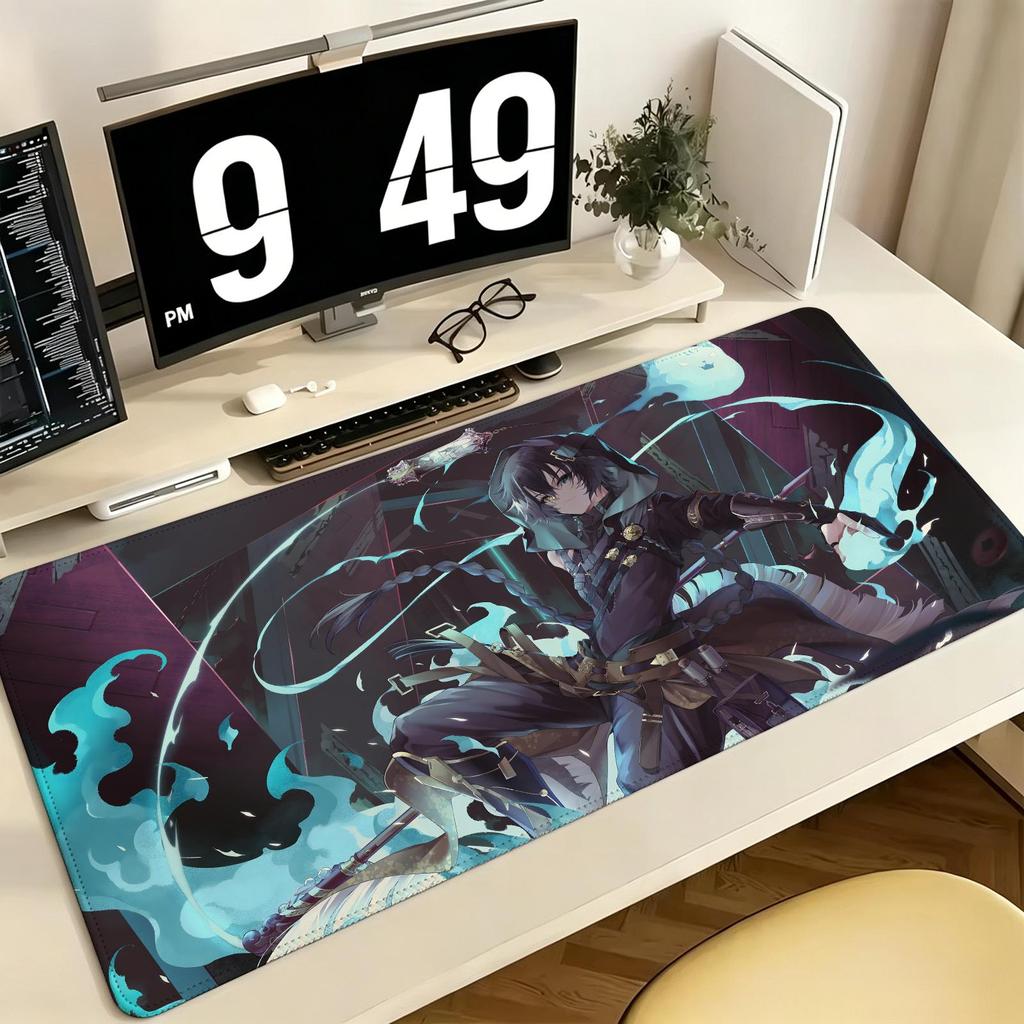 Wuthering Waves Jingran Pro ESports Xl Gaming Mousepad Extra Large NonSlip Stitched Edge Keyboard Laptop Desk Mat For Pc Gamer