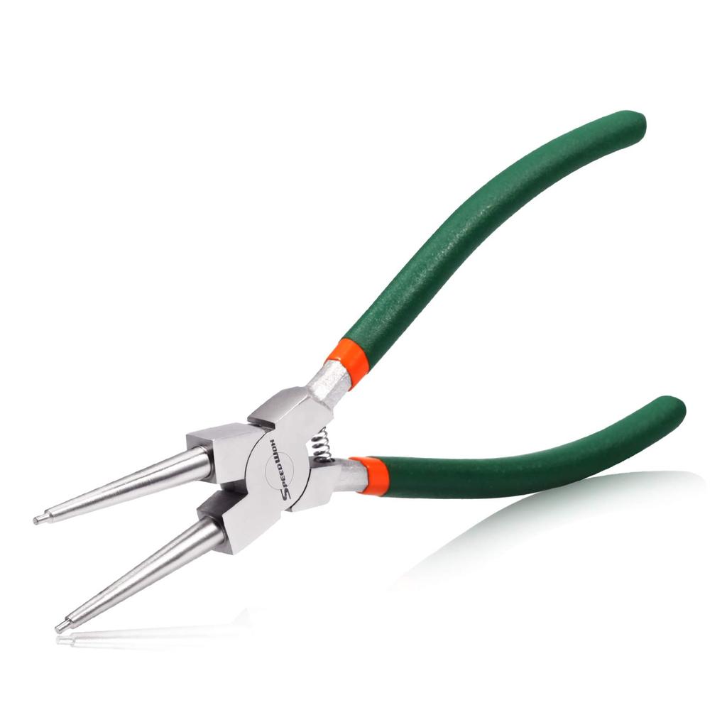 SPEEDWOX Snap Ring Straight Dedicated to Removing Snap Ring Removal Tool Pliers, Hole, 223mm, C-Ring Pliers, C-Type Rings,