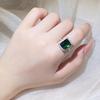 Classic Fashion Retro Ladys Engagement Ring with Colorful Zircon Fashion Pink Blue Green Girls Ring