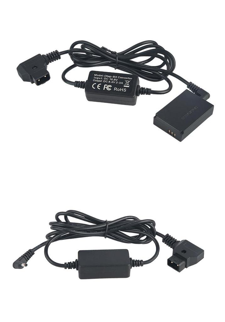 D-TAP-E12 Adapter for EOS M/M2/M10/M50/M200/100D with LPE12 Battery