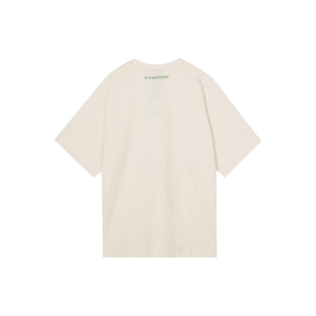 adidas Originals x Disney T-shirt Uni Blanc Crème Imprimé Mike Coupe Ample Unisexe GP3393
