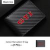 RUN1 For Volkswagen VW Carbon Fiber Car Men's Card Bag Storage With Multiple Cards Polo Jetta Sagitar Magotan Passat B5 B6 B7 CC