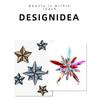 Fireworks brooch, European and American personality style, star colored diamond flower brooch, women's fashionable alloy diamond chest flower