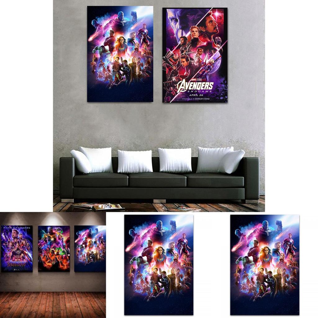 Nadčasový plakát Avengers Endgame Infinity War 24x36 hedvábná látka