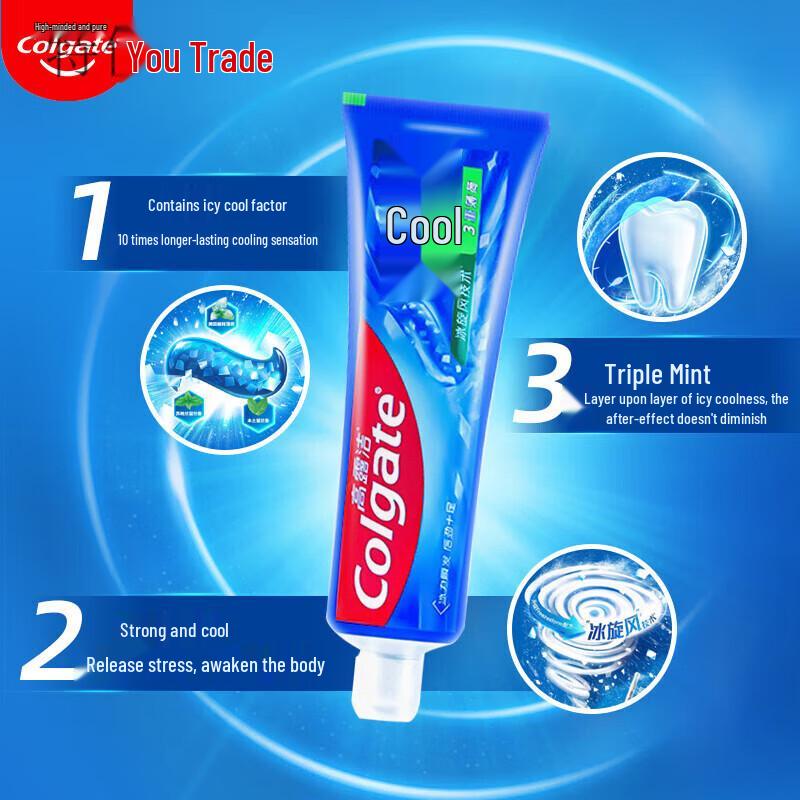 Colgate Ice Cool Triple Mint Fluoride Toothpaste