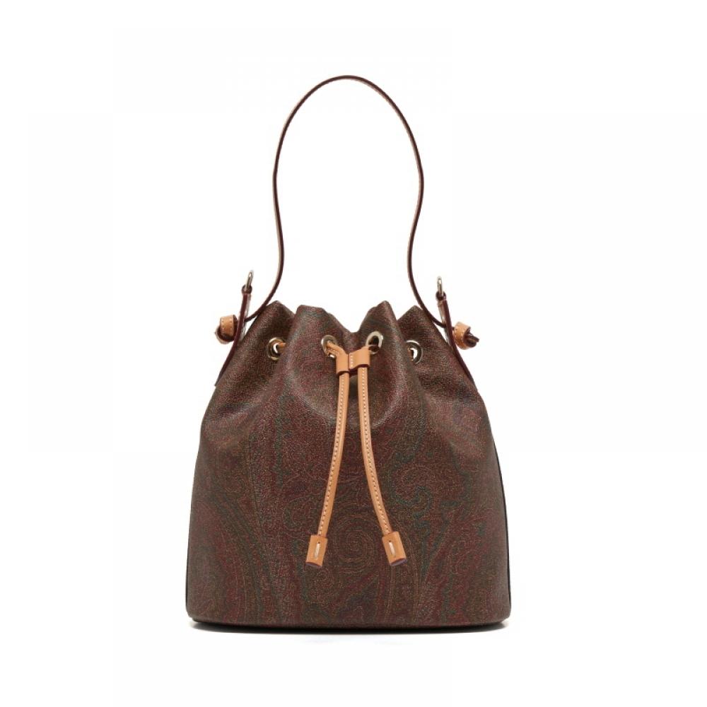 Bolso de Hombro Tipo Cubo Jacquard Paisley Etro R0369