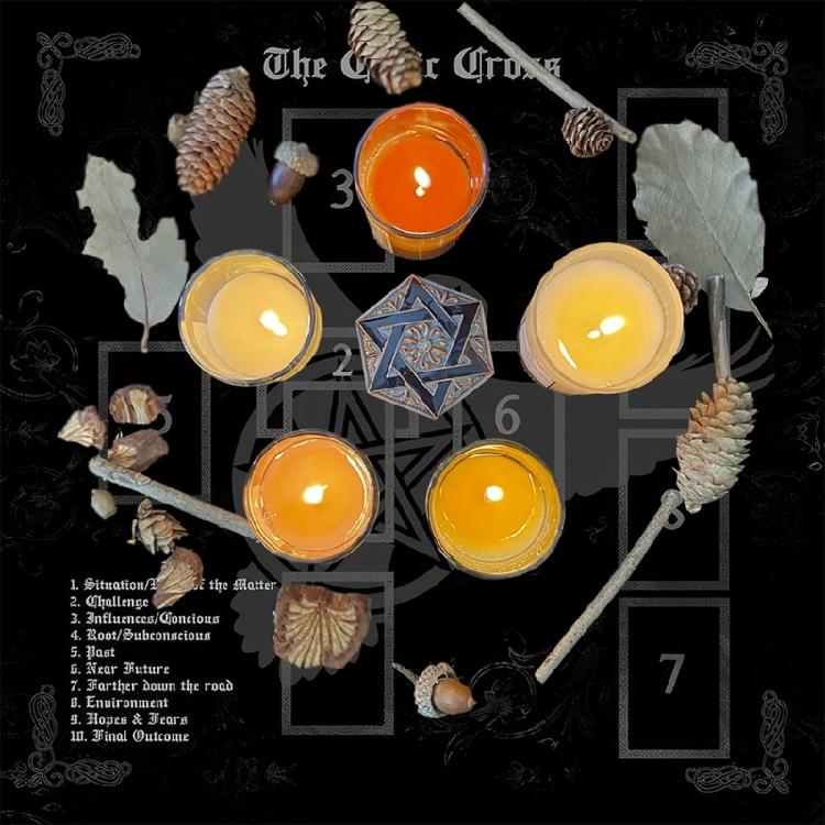 Reading Card Astrologys Tablecloth Altars Cloth Square Divinations Cards Table Cloth Witchcrafts Deck Cloth Enduring