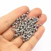 50 Pcs Stainless Steel Crescent Buckle Positioning Beads for Bracelets