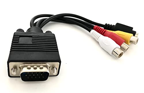 

Переходной кабель VGA to Video 3 RCA TV AV AV20A