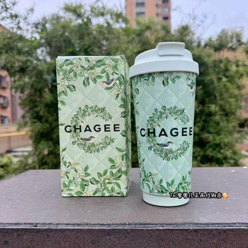 Large Capacity Beige Single Drink Gift Thermos Cup