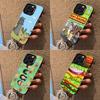 Coque de téléphone B-Bobs Burgers Dessin Animé Pour iPhone 17,16,15,14,13,12,X,8,Pro,Max,Plus,E,SE4,Air,Mini IMD Noir Mat
