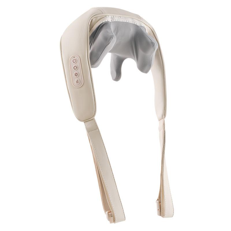 

Massager Trapezius Cervical Massage Shawl Massager Heating Multifunctional Home Portable Charging Car бежевий