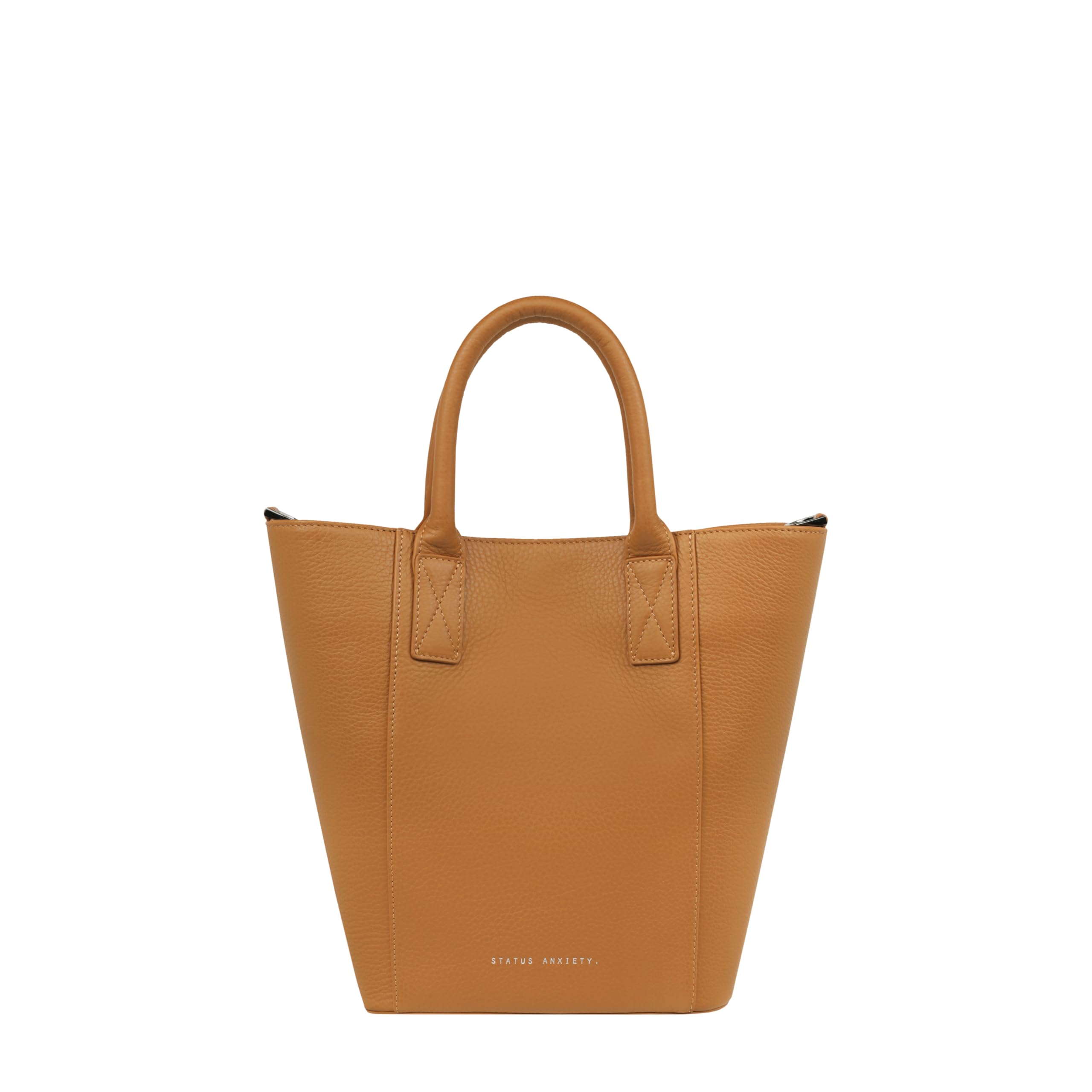 

HAPPY MEDIUM Сумка через плечо Ремень Сумка кроссбоди Для работы Кожаная сумка Коровья кожа Корейская кожаная сумка Коричневая [Status Anxiety] Женская