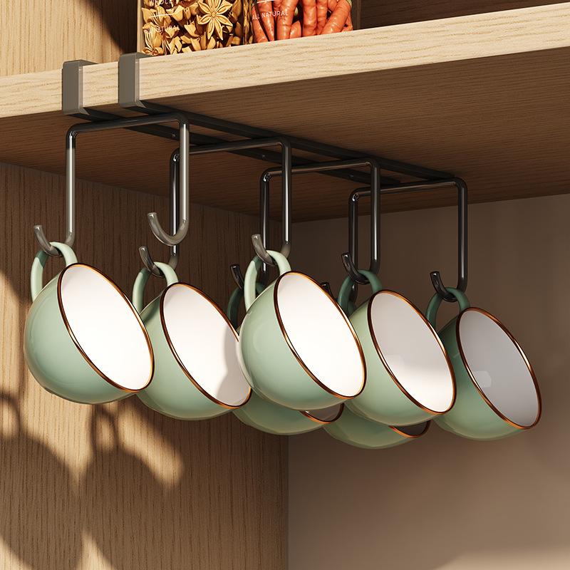 HeMu Multi-Purpose Under Cabinet Mug Rack