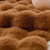 New Thicken Imitation Rabbit Fur Plush Sofa Slipcover Non-slip Soft Sofa Towel Couch Cushion for Living Room Modern Home Decor