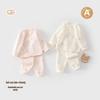 Little Lamb 95% Cotton Newborn Pajama Set for Girls - All Cotton Autumn Clothes & Pants (0-6 Months)