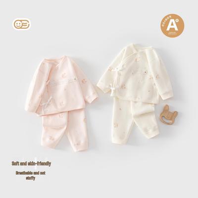 Ensemble pyjama pour nouveau-né Little Lamb 95 % coton pour filles - Vêtements d'automne et pantalon 100 % coton (0-6 mois)