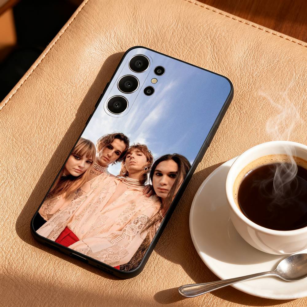 

M-Maneskin R-Rush Band Phone Case For Samsung S25,S24,S21,S22,S23,S30,Ultra,S20,FE,Lite,10,9,Black Cover Samsung S24ULTRA