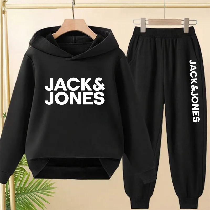Boys Hoodies Sweatshirt +Pants New Jack print clothes Sets Fashion Girls Hoodies Game Spring Autumn sweatshirt Clothes