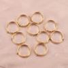 10 Stück Edelstahl Ringrohlinge Offen Verstellbare Fingerringe DIY Schmuckherstellung Rohlinge für Bastler Handgemachtes Geschenk