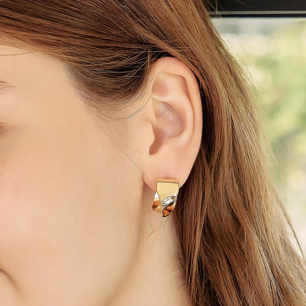 Chic Curved Hunger Earrings