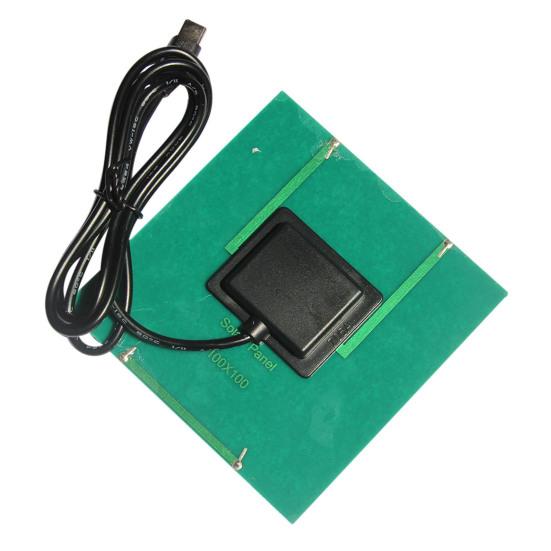 1.5W 5V Solar Panel Portable Lightweight Type-C Outdoor Camping Hiking Cycling Power Bank Mobile