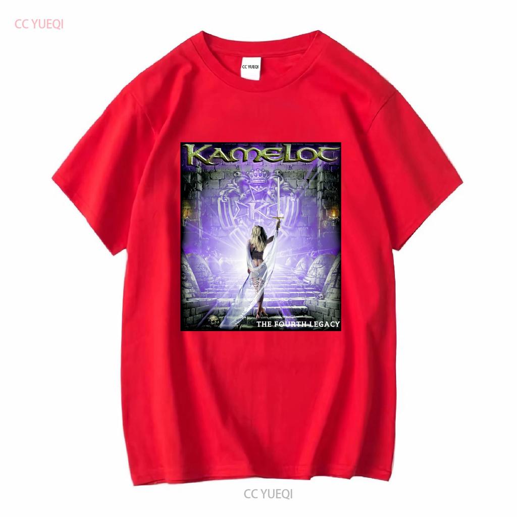 Band Kamelot The Fourth Legacy T Shirt Cotton For QX0247 Long or Short Sleeves Vintage Washed Stretched Soft Designer Clothes