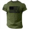 Druck Militärisch Patriotisch Totenkopf Abgeworfen Herren T-Shirt für Herren T-Shirt Oversized Kurzarm Sportbekleidung Herren Kleidung Top T-Shirts