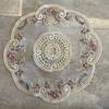 30 Cm New Exquisite Floral Embroidery Round Mesh Bottom Color Lace Fabric European Retro Fabric